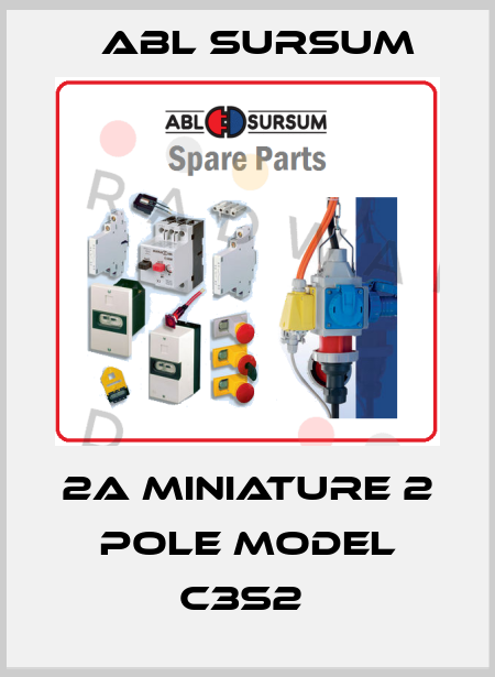 2A MINIATURE 2 POLE MODEL C3S2  Abl Sursum