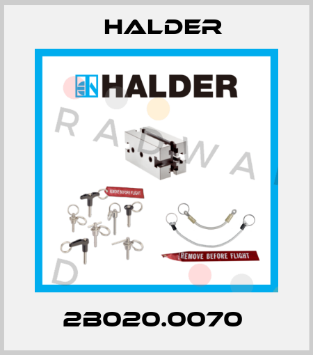 2B020.0070  Halder