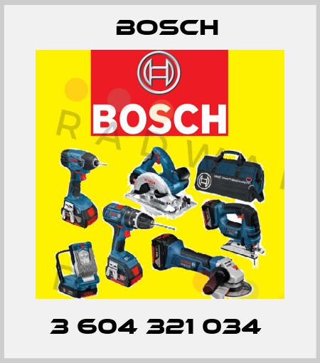 3 604 321 034  Bosch