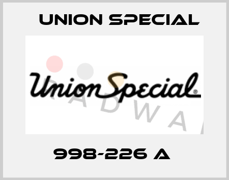 998-226 A  Union Special