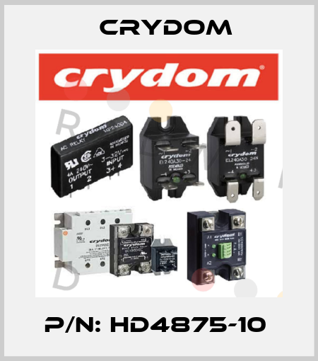P/N: HD4875-10  Crydom