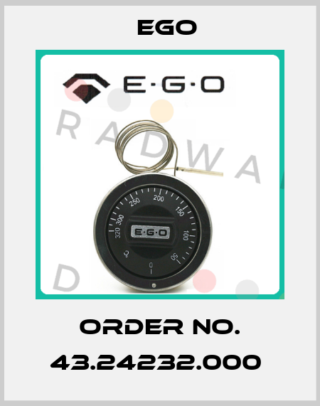 Order No. 43.24232.000  EGO
