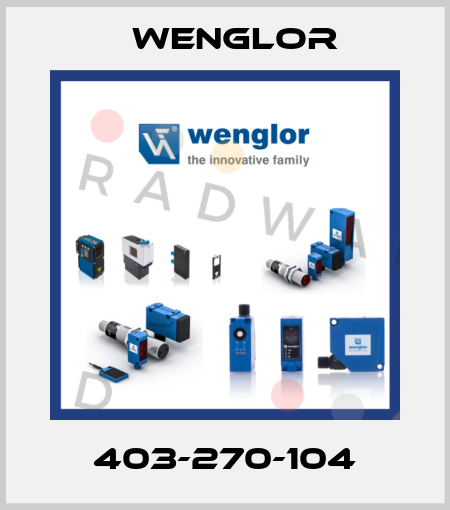 403-270-104 Wenglor