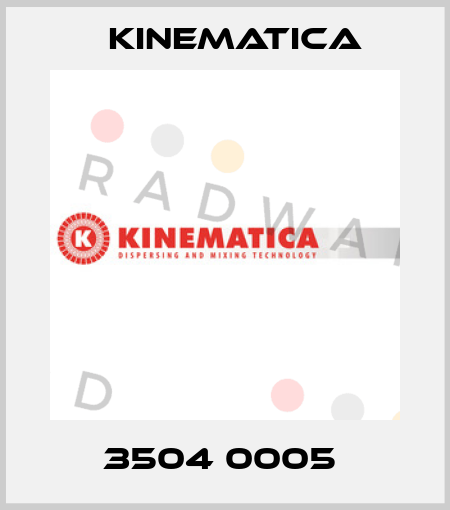 3504 0005  Kinematica