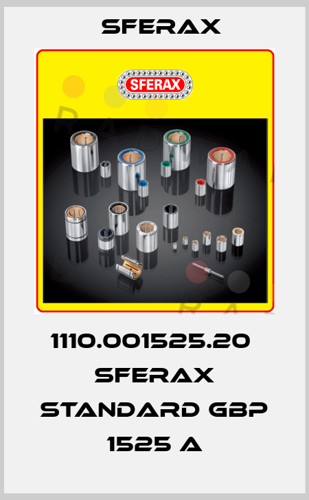 1110.001525.20  SFERAX STANDARD GBP 1525 A Sferax