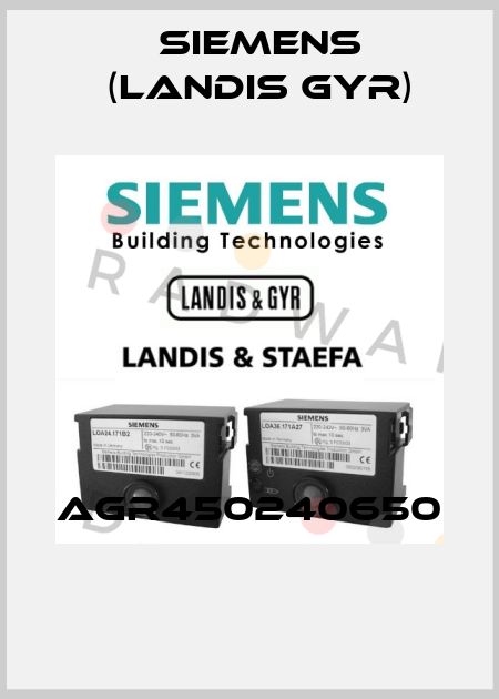 AGR450240650  Siemens (Landis Gyr)