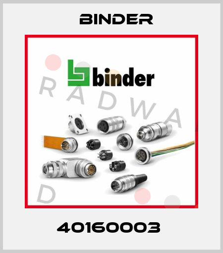 40160003  Binder