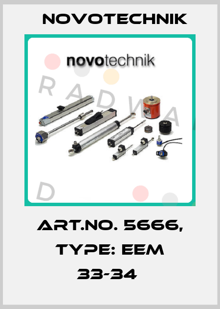 Art.No. 5666, Type: EEM 33-34  Novotechnik
