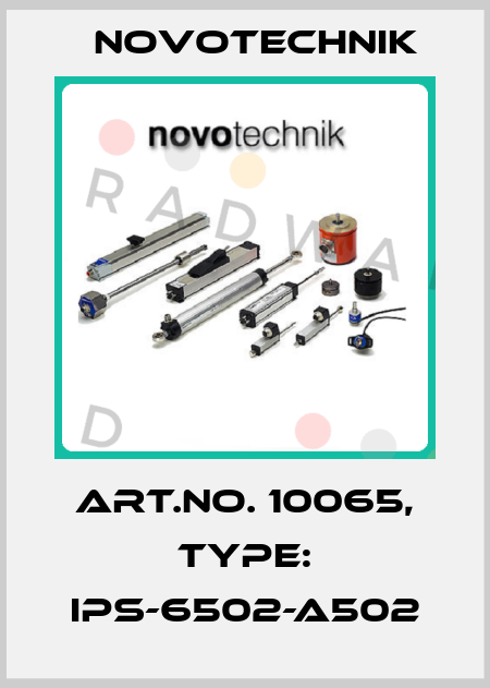 Art.No. 10065, Type: IPS-6502-A502 Novotechnik