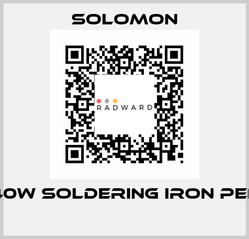 40W SOLDERING IRON PEN  Solomon