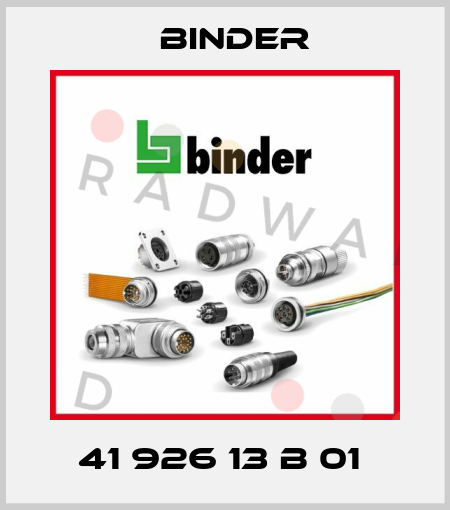 41 926 13 B 01  Binder
