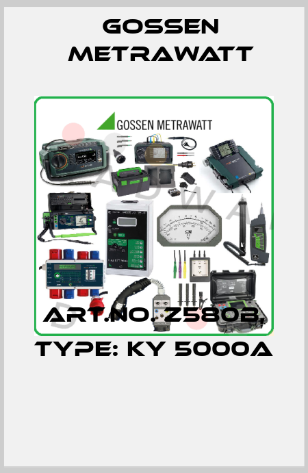 Art.No. Z580B, Type: KY 5000A  Gossen Metrawatt