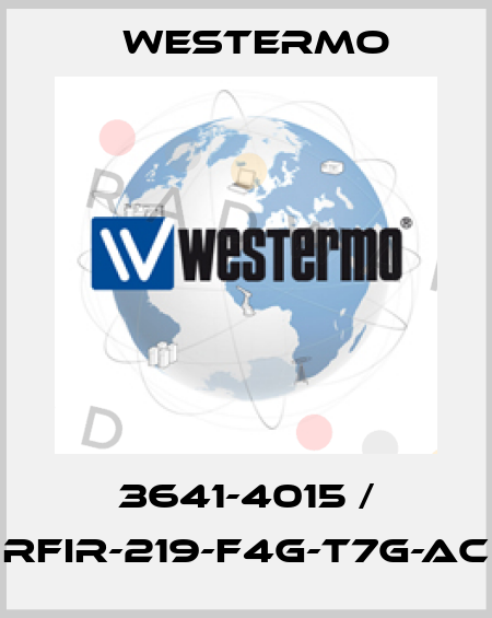3641-4015 / RFIR-219-F4G-T7G-AC Westermo