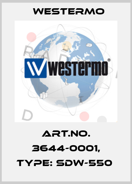 Art.No. 3644-0001, Type: SDW-550  Westermo