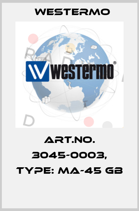 Art.No. 3045-0003, Type: MA-45 GB  Westermo