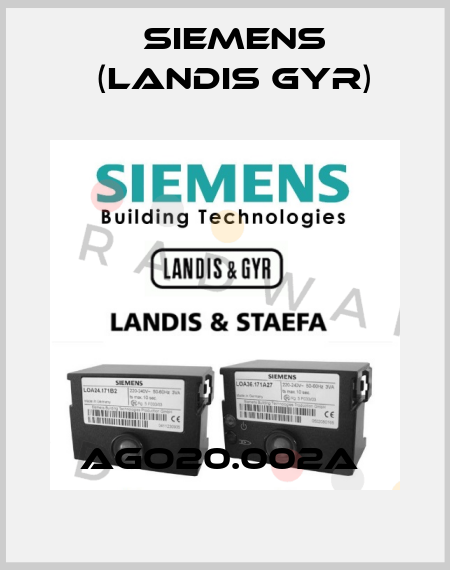 AGO20.002A  Siemens (Landis Gyr)