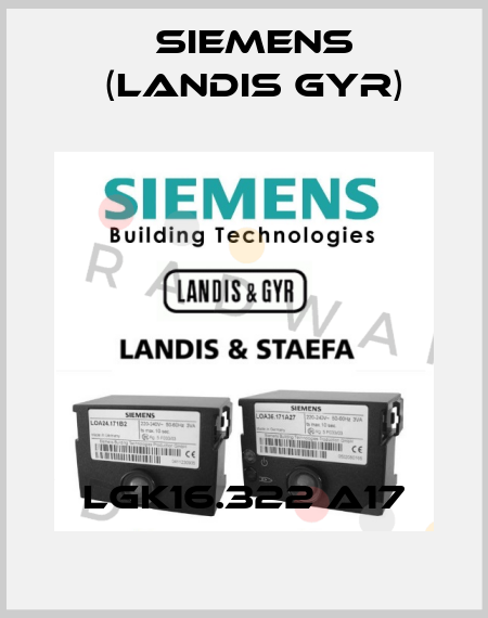 LGK16.322 A17 Siemens (Landis Gyr)