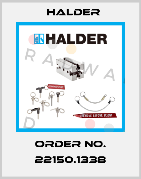 Order No. 22150.1338 Halder