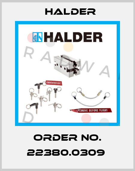 Order No. 22380.0309  Halder