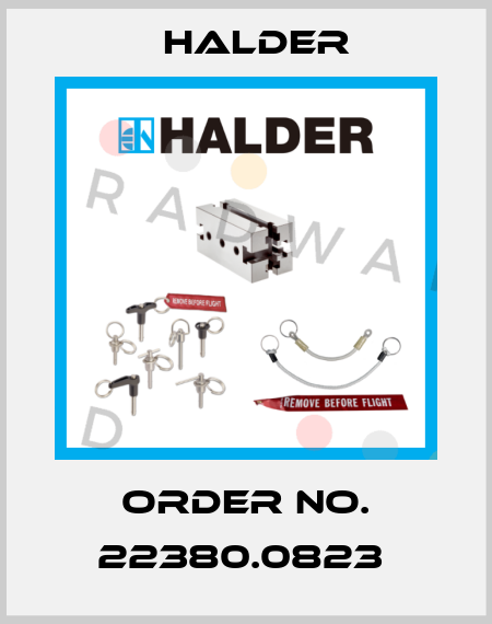 Order No. 22380.0823  Halder