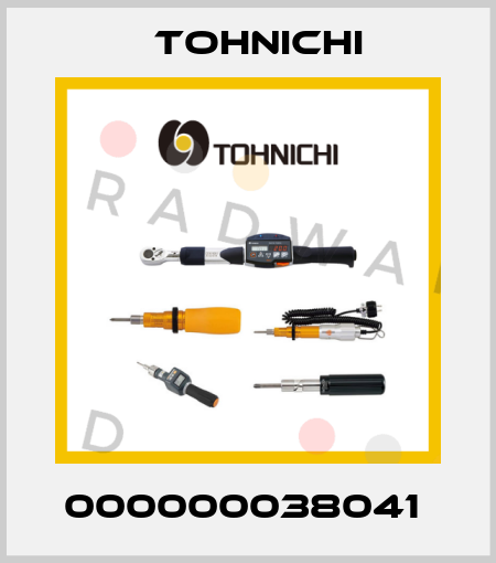 000000038041  Tohnichi
