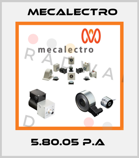 5.80.05 P.A  Mecalectro
