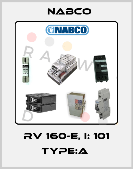 RV 160-E, i: 101 type:A  Nabco