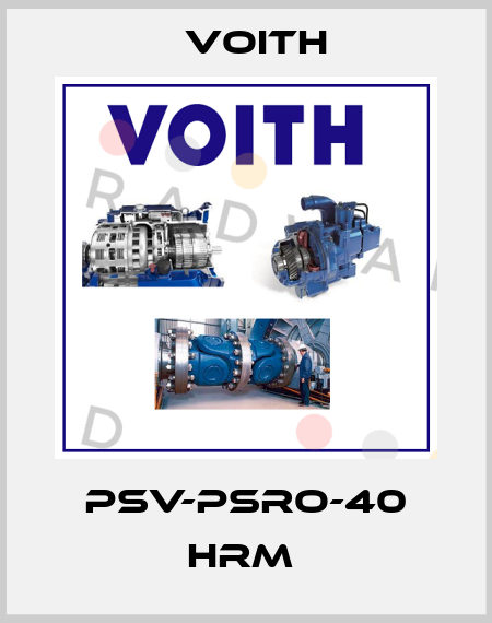 PSV-PSRO-40 HRM  Voith