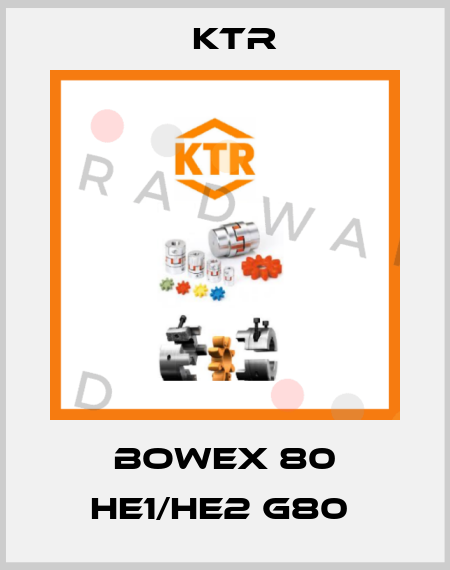 BoWex 80 HE1/HE2 G80  KTR
