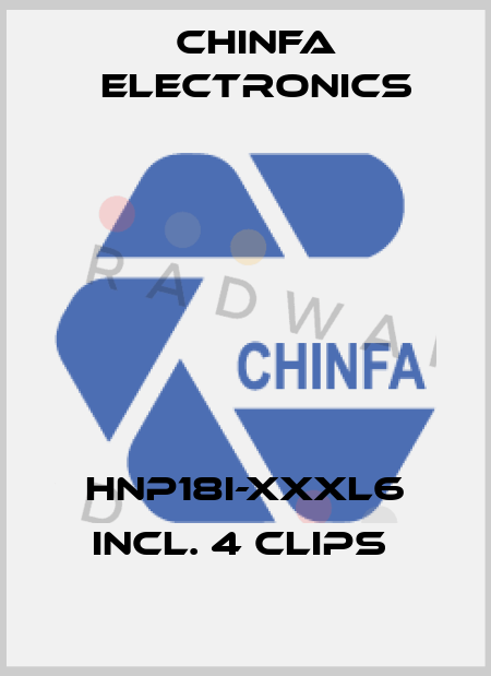 HNP18I-XXXL6 incl. 4 clips  Chinfa Electronics