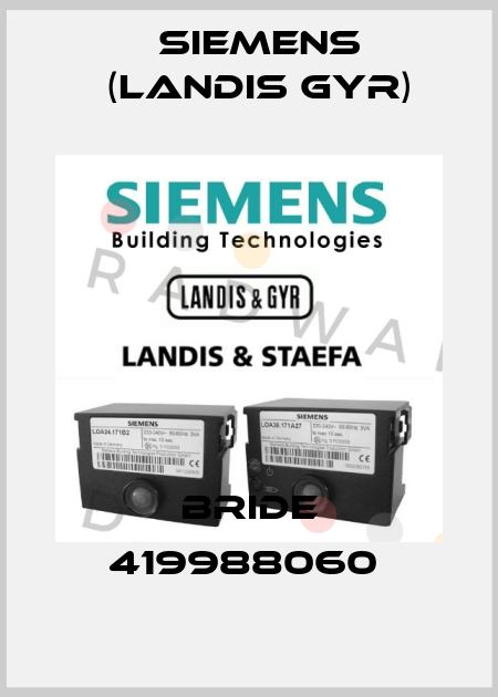 Bride 419988060  Siemens (Landis Gyr)