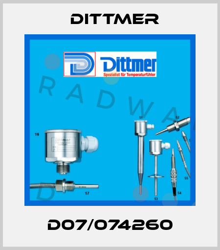 D07/074260 Dittmer