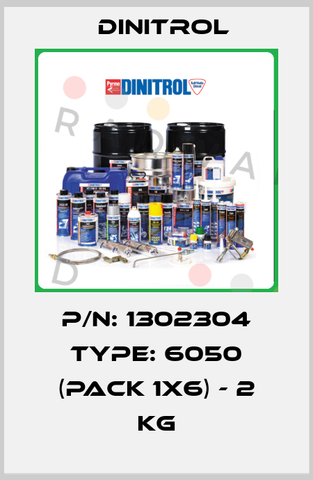 P/N: 1302304 Type: 6050 (pack 1x6) - 2 kg Dinitrol
