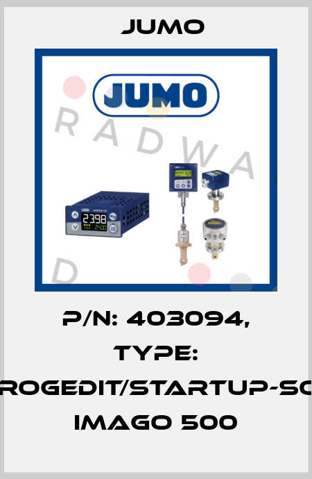 p/n: 403094, Type: Setup/ProgEdit/Startup-Software IMAGO 500 Jumo