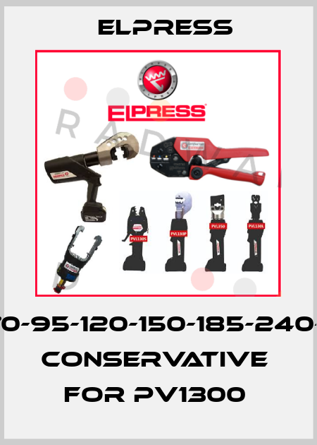 50-70-95-120-150-185-240-300 CONSERVATIVE  FOR PV1300  Elpress