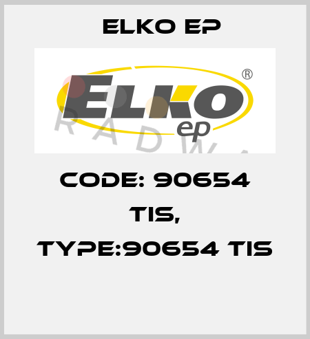 Code: 90654 TIS, Type:90654 TIS  Elko EP