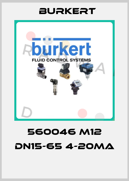 560046 M12 DN15-65 4-20MA  Burkert
