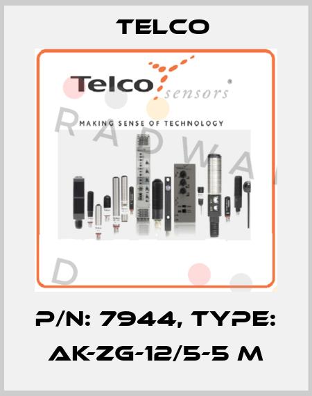 p/n: 7944, Type: AK-ZG-12/5-5 m Telco