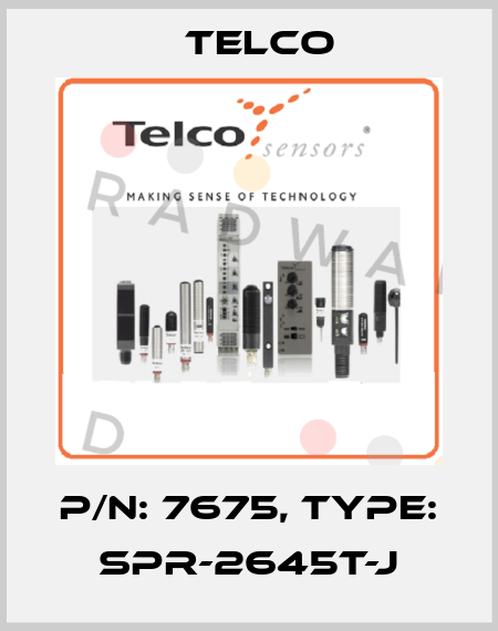 p/n: 7675, Type: SPR-2645T-J Telco