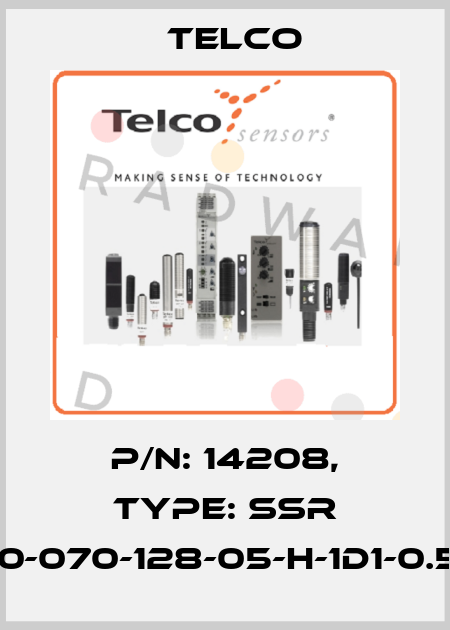 p/n: 14208, Type: SSR 01-10-070-128-05-H-1D1-0.5-J8 Telco