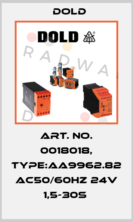 Art. No. 0018018, Type:AA9962.82 AC50/60HZ 24V 1,5-30S  Dold