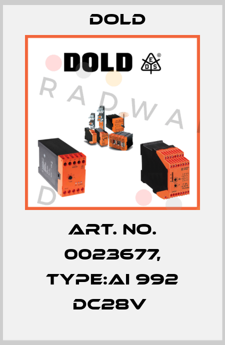Art. No. 0023677, Type:AI 992 DC28V  Dold