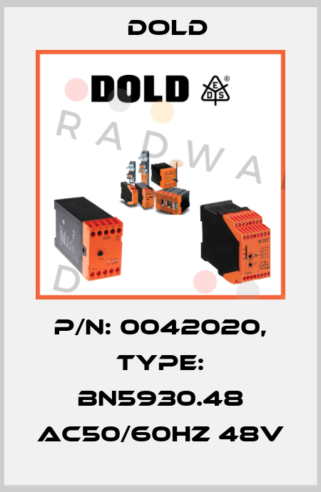 p/n: 0042020, Type: BN5930.48 AC50/60HZ 48V Dold