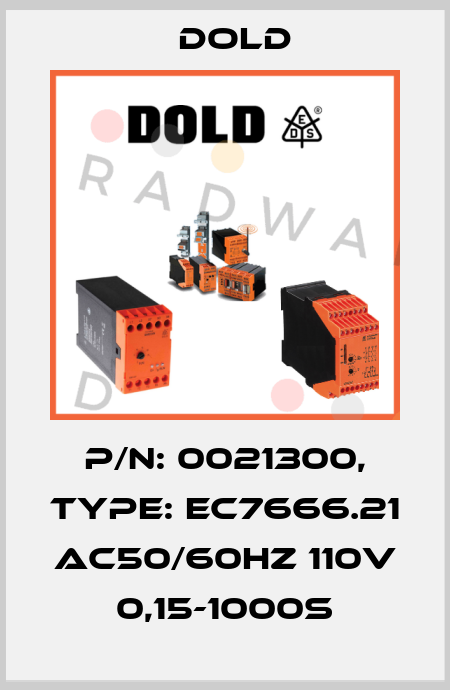 p/n: 0021300, Type: EC7666.21 AC50/60HZ 110V 0,15-1000S Dold