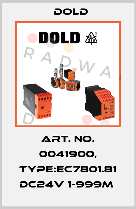 Art. No. 0041900, Type:EC7801.81 DC24V 1-999M  Dold