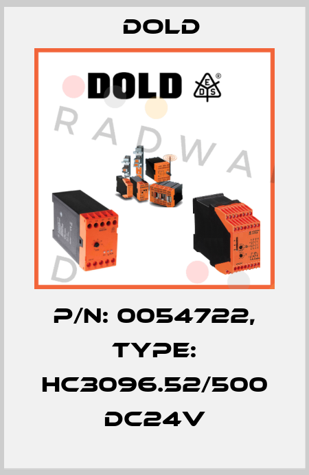 p/n: 0054722, Type: HC3096.52/500 DC24V Dold