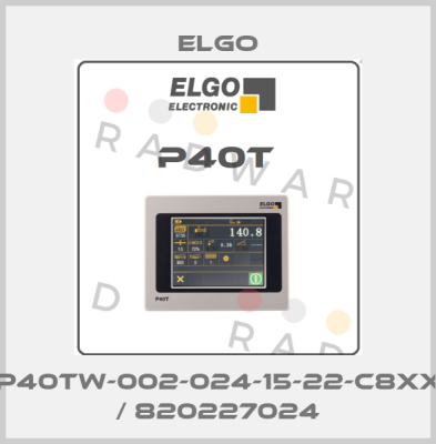 P40TW-002-024-15-22-C8xX / 820227024 Elgo