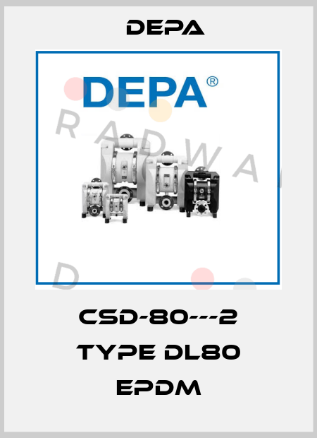 CSD-80---2 Type DL80 EPDM Depa