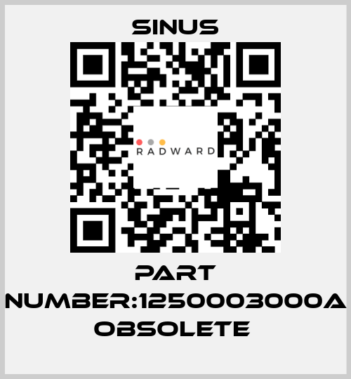 Part Number:1250003000A obsolete  Sinus