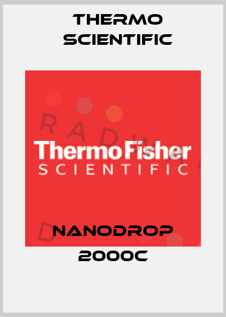 NANODROP 2000C Thermo Scientific
